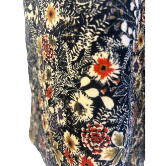 Edme & Esyllte Boho Floral A-Line Skirt With Lace-Up Detail Size 4 - Picture 6 of 9